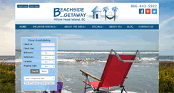 Desktop Screenshot of beachsidegetaway.com